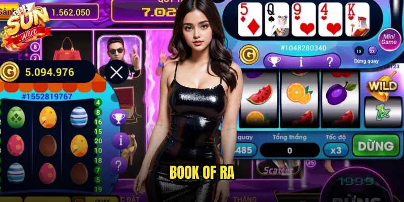 Book Of Ra Sunwin - Cuốn Sách Thần Bí Mở Ra Kho Báu Pharaoh 2 Book of Ra